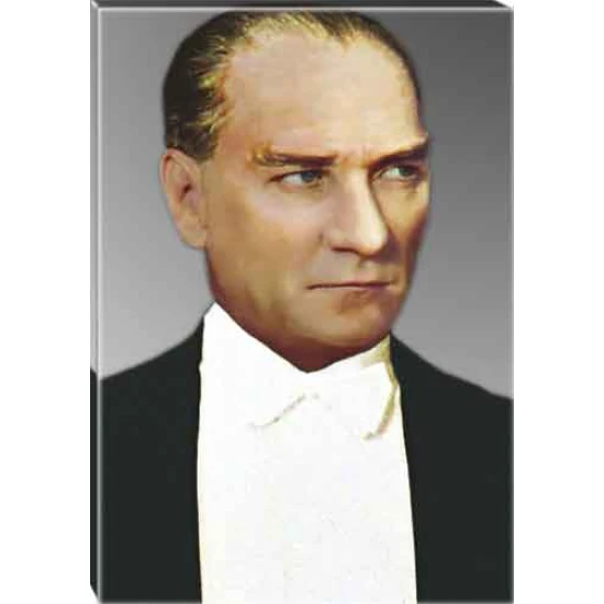 Atatürk Tablosu Kanvas - Papyonlu Portre ATATRAP04D