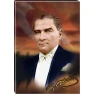 Atatürk Tablosu Kanvas - Şahin Bakışlı Portre ATATRAP08D