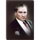 Atatürk Tablosu Kanvas - Suskun Portre ATATRAP15D