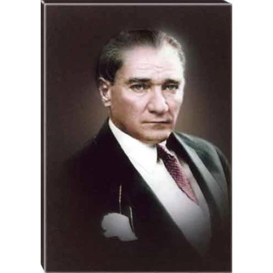 Atatürk Tablosu Kanvas - Suskun Portre ATATRAP15D