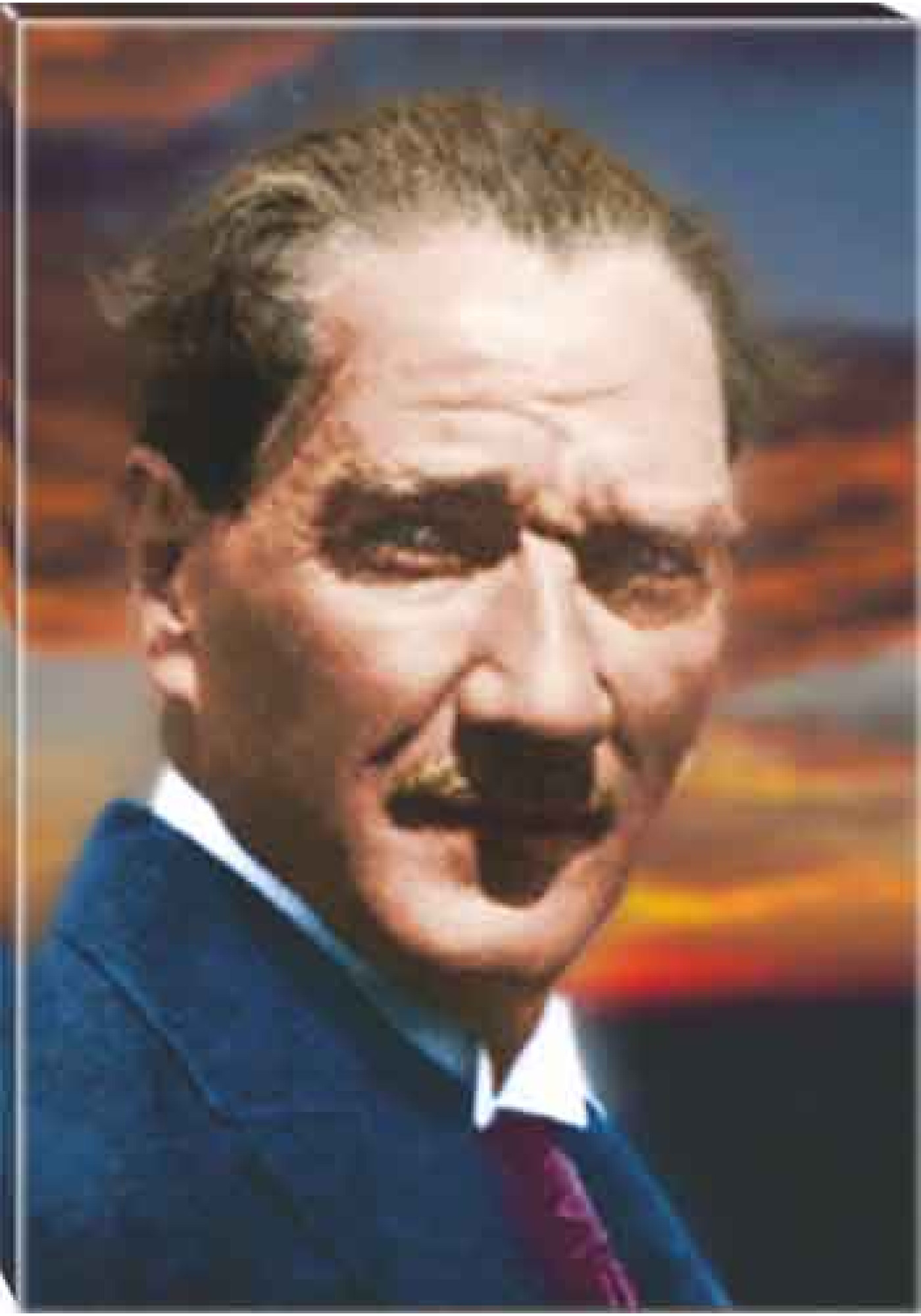 Atatürk Tablosu Kanvas - Dağınık Saçlı ATATRAP15D