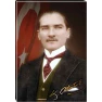 Atatürk Tablosu Kanvas - Filinta Bayraklı Tasarım ATATRAP25D