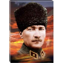 Atatürk Tablosu Kalpaklı Kanvas - Üniformalı Asker Portresi ATATRAP61D Atatürk Tablosu Kalpaklı Kanvas - Üniformalı Asker Portresi ATATRAP61D