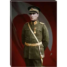 Atatürk Tablosu Kanvas - Mareşal Üniformalı Portre ATATRAP62D