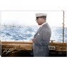 Ata Tablo Denizde Yatta Kaptan Atatürk Tablosu Kanvas Renkli Yandan Atatürk Profil Portresi Atatrap68y