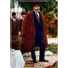 Atatürk Tablosu Kalpaklı Kanvas - Paltolu Ayakta Boydan ATATRAP87D Atatürk Tablosu Kalpaklı Kanvas - Paltolu Ayakta Boydan ATATRAP87D