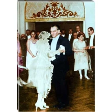 Atatürk Tablosu Kanvas - Dans Eden Cumhuriyet Balosunda Ayakta Boydan ATATRAP91D