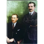Atatürk Tablosu Kanvas - Atatürk ve İsmet İnönü Yan Yana ATATRAP97D