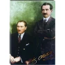 Atatürk Tablosu Kanvas - Atatürk ve İsmet İnönü Yan Yana ATATRAP97D Atatürk Tablosu Kanvas - Atatürk ve İsmet İnönü Yan Yana ATATRAP97D