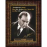 Atatürk Tablosu Çerçeveli - Öğretmen İle İlgili Sözü Yazılı ATSCR01DEE