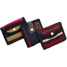 Erkek ve Kadın Cüzdanı - Kök Boya El Dokuması Kilim Desenli ELSCZ04UX