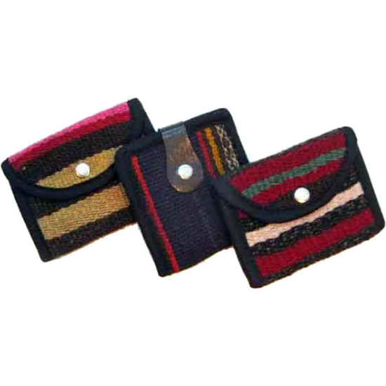 Erkek ve Kadın Cüzdanı - Kök Boya El Dokuması Kilim Desenli ELSCZ04UX