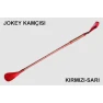 At kamçısı - Binicilik Jokey Kamçısı - 100% El Yapımı Gerçek Deri 70 cm ELSKM02JK
