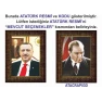 Atatürk Tablosu Çerçeveli - Erdoğan ve Atatürk Makam Odası İkili Set AKPCR21R2D