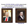Akp Resim Cumhurbaşkanı Erdoğan ve Atatürk Resmi Çerçeveli İkili Set Akpcr21r2d