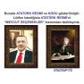 Atatürk Tablosu Çerçeveli - Erdoğan ve Atatürk Makam Odası İkili Set AKPCR21R2D