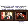 Atatürk Tablosu Çerçeveli - Erdoğan ve Atatürk Makam Odası İkili Set AKPCR21R2Y