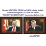 Atatürk Tablosu Çerçeveli - Erdoğan ve Atatürk Makam Odası İkili Set AKPCR21R2Y