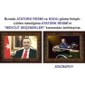Atatürk Tablosu Çerçeveli - Erdoğan ve Atatürk Makam Odası İkili Set AKPCR21R2Y
