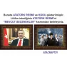 Atatürk Tablosu Çerçeveli - Erdoğan ve Atatürk Makam Odası İkili Set AKPCR21R2Y