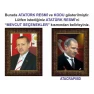 Atatürk Tablosu Çerçeveli - Erdoğan ve Atatürk Makam Odası İkili Set AKPCR22R2D