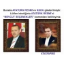 Atatürk Tablosu Çerçeveli - Erdoğan ve Atatürk Makam Odası İkili Set AKPCR22R2D