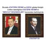 Atatürk Tablosu Çerçeveli - Erdoğan ve Atatürk Makam Odası İkili Set AKPCR22R2D