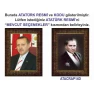 Atatürk Tablosu Çerçeveli - Erdoğan ve Atatürk Makam Odası İkili Set AKPCR22R2D