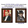 Atatürk Tablosu Çerçeveli - Erdoğan ve Atatürk Makam Odası İkili Set AKPCR22R2D