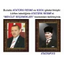 Atatürk Tablosu Çerçeveli - Erdoğan ve Atatürk Makam Odası İkili Set AKPCR22R2D