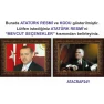 Atatürk Tablosu Çerçeveli - Erdoğan ve Atatürk Makam Odası İkili Set AKPCR22R2Y
