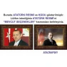 Atatürk Tablosu Çerçeveli - Erdoğan ve Atatürk Makam Odası İkili Set AKPCR22R2Y