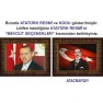 Atatürk Tablosu Çerçeveli - Erdoğan ve Atatürk Makam Odası İkili Set AKPCR22R2Y