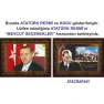 Atatürk Tablosu Çerçeveli - Erdoğan ve Atatürk Makam Odası İkili Set AKPCR22R2Y