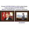 Atatürk Tablosu Çerçeveli - Erdoğan ve Atatürk Makam Odası İkili Set AKPCR22R2Y