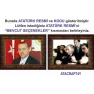 Atatürk Tablosu Çerçeveli - Erdoğan ve Atatürk Makam Odası İkili Set AKPCR22R2Y
