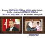 Atatürk Tablosu Çerçeveli - Erdoğan ve Atatürk Makam Odası İkili Set AKPCR22R2Y