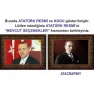 Atatürk Tablosu Çerçeveli - Erdoğan ve Atatürk Makam Odası İkili Set AKPCR22R2Y