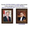 Atatürk Tablosu Çerçeveli - Erdoğan ve Atatürk Makam Odası İkili Set AKPCR23R2D