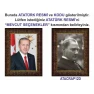 Atatürk Tablosu Çerçeveli - Erdoğan ve Atatürk Makam Odası İkili Set AKPCR23R2D
