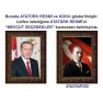 Atatürk Tablosu Çerçeveli - Erdoğan ve Atatürk Makam Odası İkili Set AKPCR23R2D