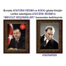 Atatürk Tablosu Çerçeveli - Erdoğan ve Atatürk Makam Odası İkili Set AKPCR24R2D