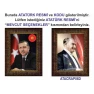 Atatürk Tablosu Çerçeveli - Erdoğan ve Atatürk Makam Odası İkili Set AKPCR24R2D