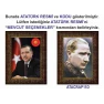 Atatürk Tablosu Çerçeveli - Erdoğan ve Atatürk Makam Odası İkili Set AKPCR24R2D
