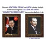Atatürk Tablosu Çerçeveli - Erdoğan ve Atatürk Makam Odası İkili Set AKPCR24R2D
