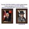 Atatürk Tablosu Çerçeveli - Erdoğan ve Atatürk Makam Odası İkili Set AKPCR24R2D