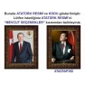 Atatürk Tablosu Çerçeveli - Erdoğan ve Atatürk Makam Odası İkili Set AKPCR25R2D