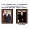 Atatürk Tablosu Çerçeveli - Erdoğan ve Atatürk Makam Odası İkili Set AKPCR25R2D