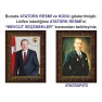 Atatürk Tablosu Çerçeveli - Erdoğan ve Atatürk Makam Odası İkili Set AKPCR25R2D