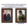 Atatürk Tablosu Çerçeveli - Erdoğan ve Atatürk Makam Odası İkili Set AKPCR25R2D